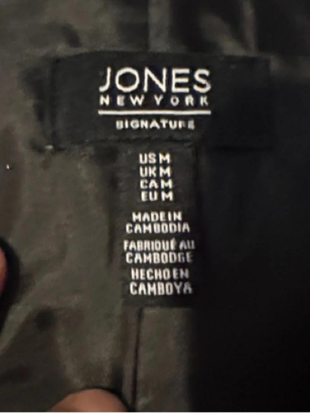 Jones New York Black womsnsnTailored dress Blazer